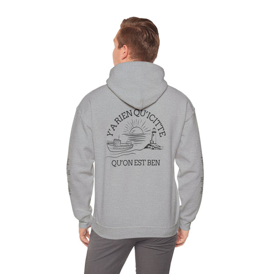 sweats a capuche Unisex Heavy Blend™ Hooded Sweatshirt - Coastal Vibes Graphic - Crée_ation Nature DC
