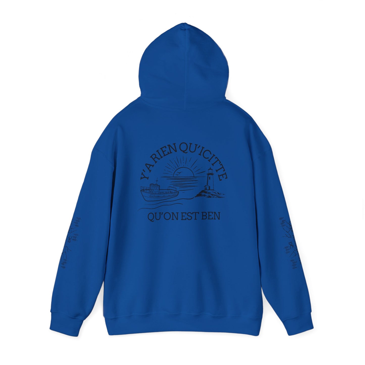 sweats a capuche Unisex Heavy Blend™ Hooded Sweatshirt - Coastal Vibes Graphic - Crée_ation Nature DC