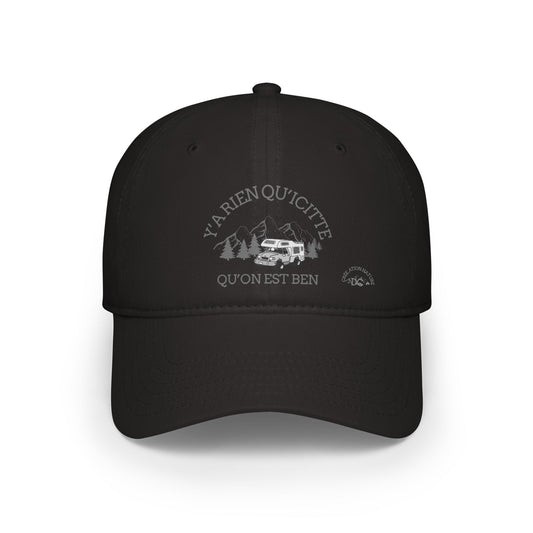 Casual Low Profile Baseball Cap with Outdoor Adventure Design-Crée_ation Nature DC