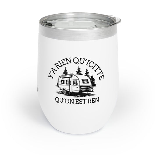 Chill Wine Tumbler - Relaxing Beverage Holder for Home & Outdoor Use Crée_ation Nature DC