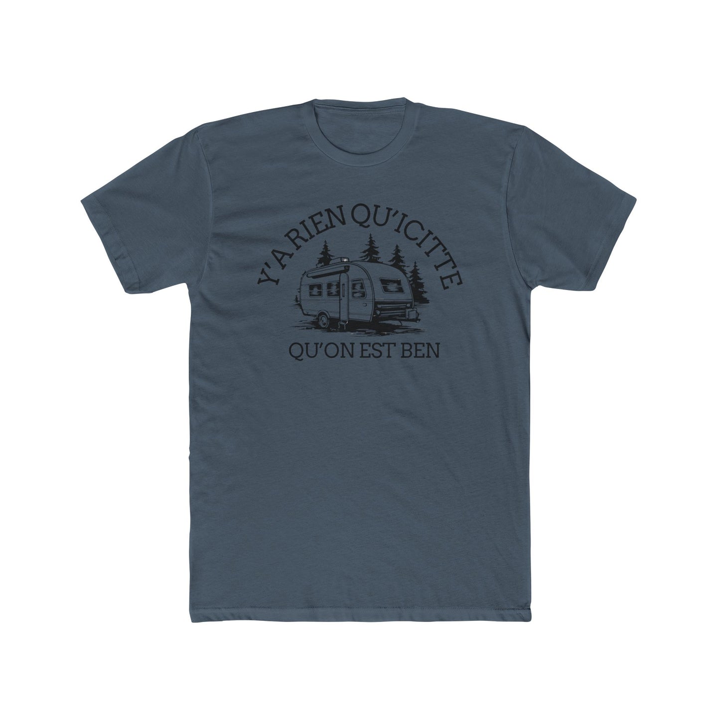 Unisex Cotton Crew Tee - Vintage RV Adventure T-Shirt -Crée_ation Nature DC