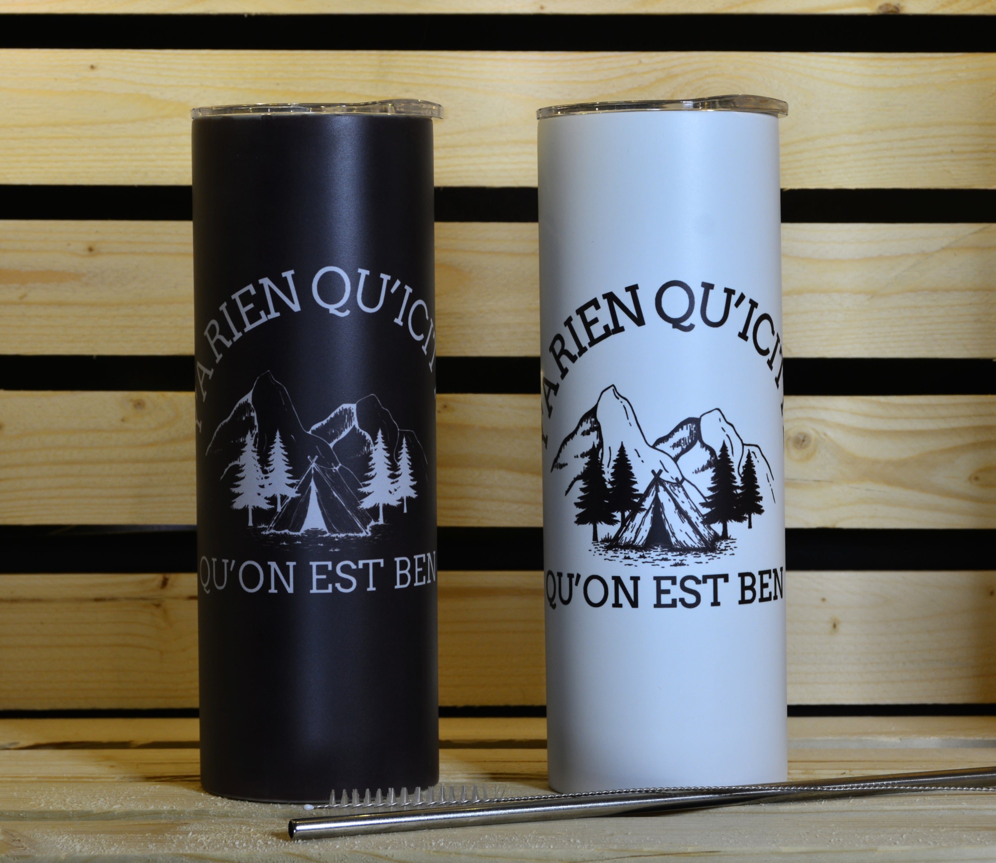 Bouteille isolée, Glow and the Dark  