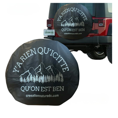 Housse de pneu de secours réfléchissante