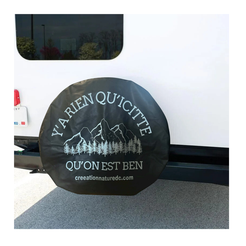 Housse de pneu de secours réfléchissante