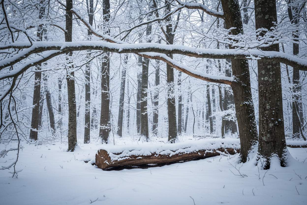 bois nature hiver